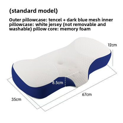 Butterfly Cervical Memory Foam Pillow for Neck Support Daily