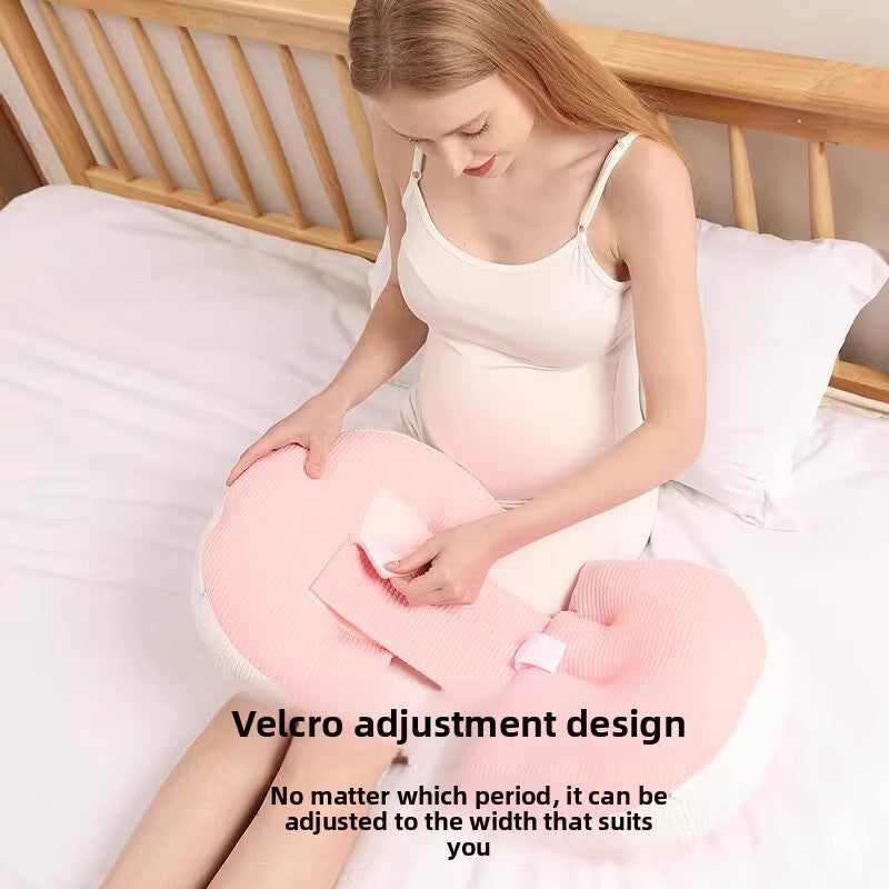 U-Shaped Maternity Pillow for Side Sleeping Support 2
