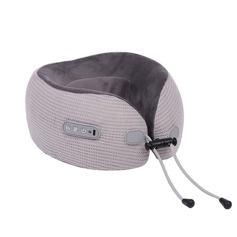 U-Shaped Neck and Shoulder Massage Pillow with Heat Therapy