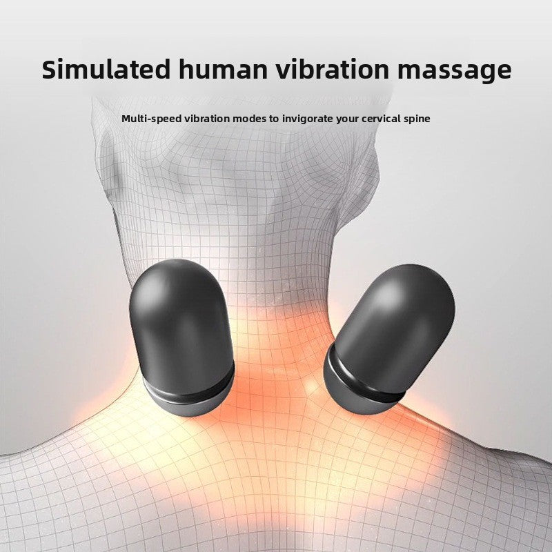 Multifunctional Memory Foam Cervical Pillow with Heat Massage