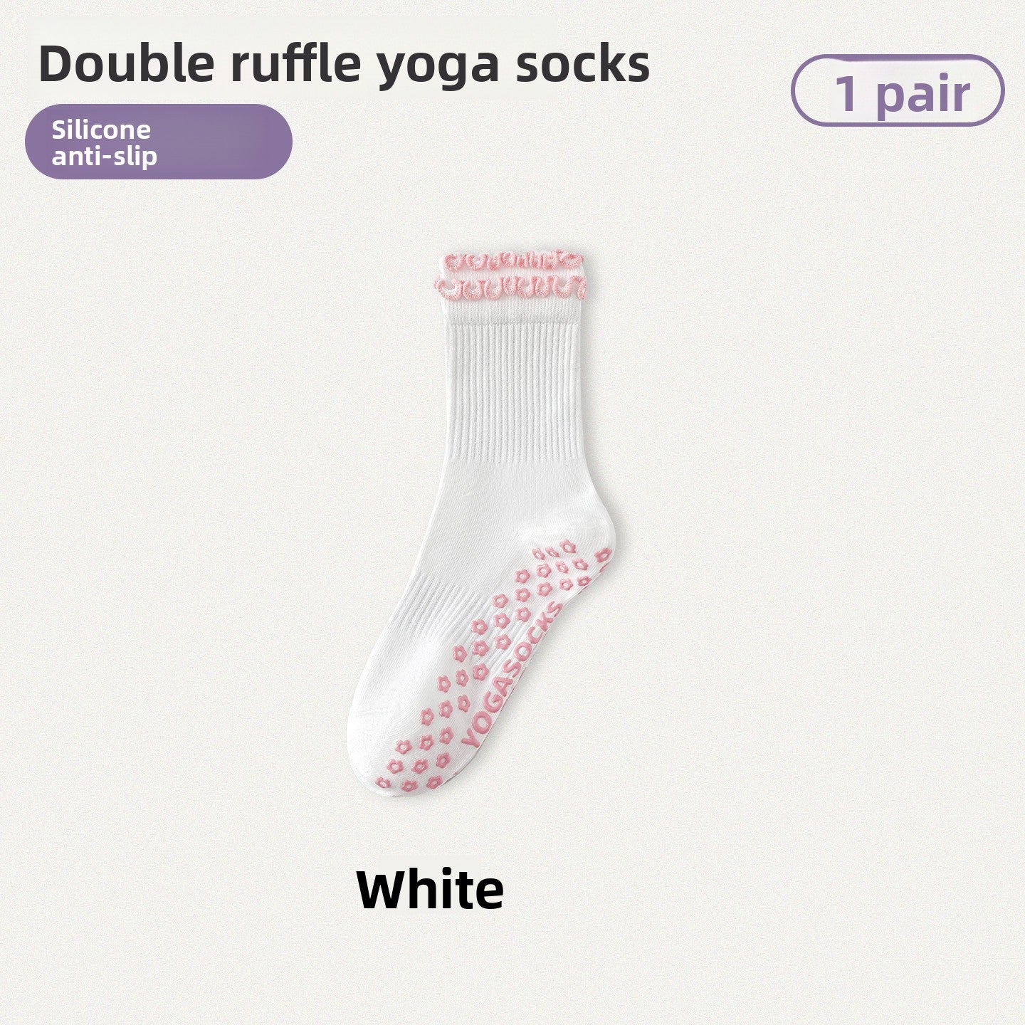 Yoga Socks with Anti Slip Grip for Women Comfort Daily Fit