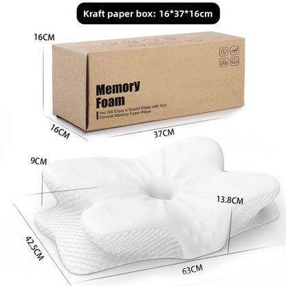 Memory Foam Cervical Butterfly Shape Pillow for Comfort