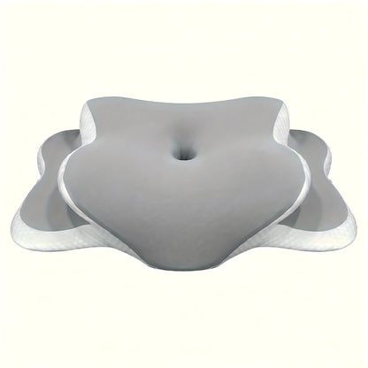 Ergonomic Memory Foam Neck Pillow for Sleep & Travel Comfort