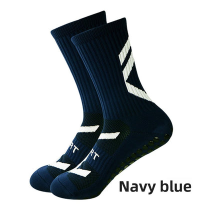 Silicone Non Slip Soccer Socks for Sports Grip Comfort Fit