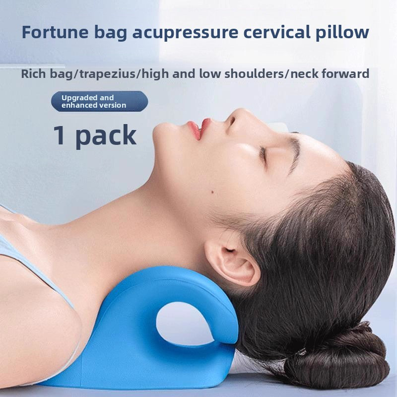 C-Shaped Cervical Massage Traction Neck Support Pillow Today