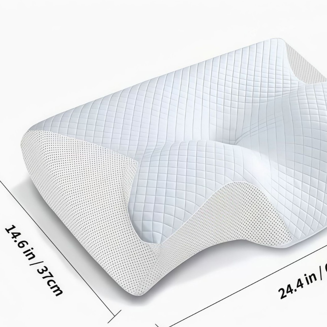Ergonomic Memory Foam Cervical Pillow for Neck Support