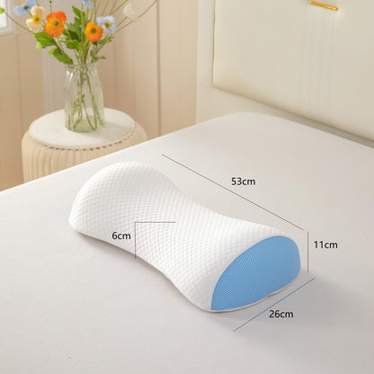 Memory Foam Lumbar Support Pillow for Sleeping Comfort Daily
