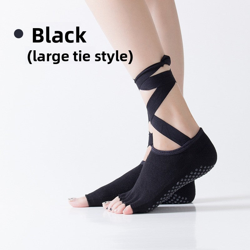 Five Toe Non Slip Yoga Socks for Better Grip Comfort Fit