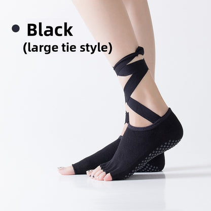 Five Toe Non Slip Yoga Socks for Better Grip Comfort Fit