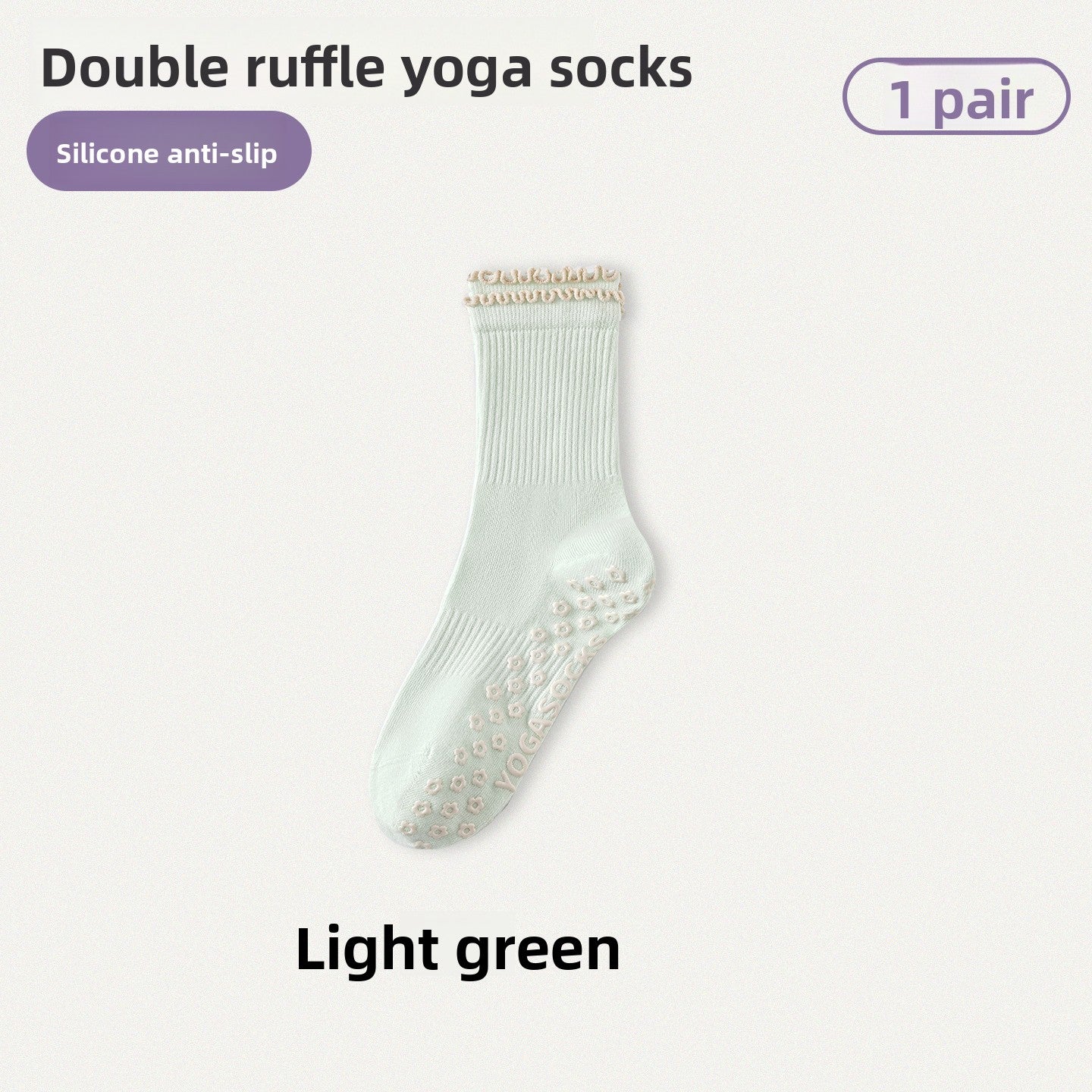 Yoga Socks with Anti Slip Grip for Women Comfort Daily Fit