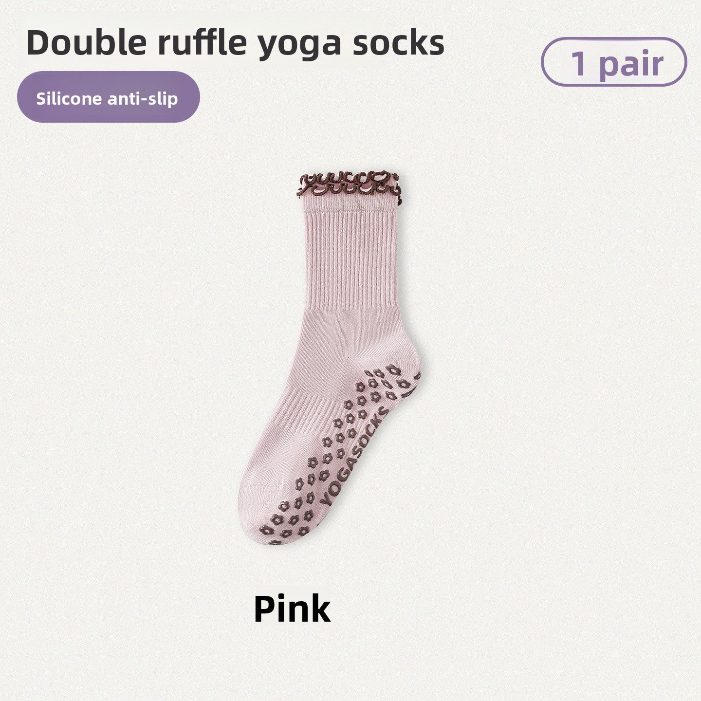 Yoga Socks with Anti Slip Grip for Women Comfort Daily Fit